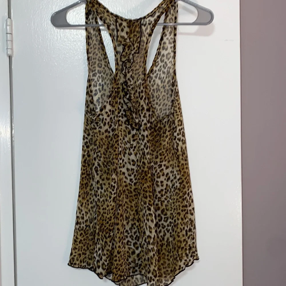 One size cheetah print sheet tank top, 100% polyester - Picture 3 of 4